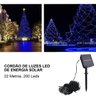 Pisca Pisca Solar Natal 200 Leds Natalino Decoraçao Festas Jardim Quintal Varanda Arvore Restaurante - 5