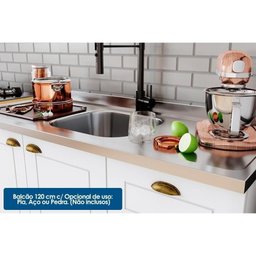 Kit Cozinha Modulada 7 Peças Americana 2 Aéreos + 2 Balcões + 1 Nicho + 2 Complementos Cz146 - 3