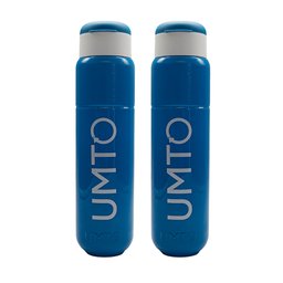 Kit 2 Garrafas Umto Super Resistente Biodegradável 500 Ml Azul Claro - 1