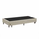 Ver imagem 5 de Base Cama Box Solteiro com Cama Auxiliar 0,88 Laura Vilajo: Suede Bege