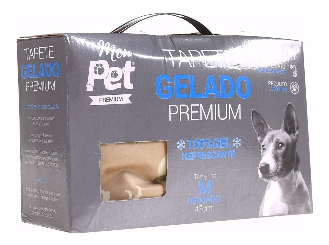 Tapete Gelado Refrescante Gel Premium Redondo Pet Tamanho Pp Meu Pet - 2