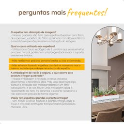 Espelho Vitral Gigante 150x50 Corpo Inteiro Diferente Caramelo - 6