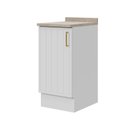 Ver imagem 2 de Balcão 1 Porta 40cm com Tampo Marselha CabeCasa MadeiraOriginals Branco