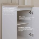 Ver imagem 7 de Balcão 1 Porta 40cm com Tampo Marselha CabeCasa MadeiraOriginals Branco