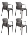 Ver imagem 1 de Kit 4 Cadeiras Sardenha Cinza