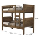 Ver imagem 3 de Beliche Quarto Solteiro Star Castanho