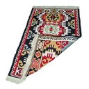 Ver imagem 3 de Tapete para Hall de Entrada e Sala Quarto Turco Kilim Dupla Face - 120x180cm