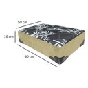 Ver imagem 3 de Cama Box Para Pet Suede Bege 16x50x60