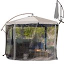 Ver imagem 1 de Ombrelone Guarda Sol Mosquiteiro Tenda Praia Piscina Sitio Verao Veraneio Deck Varanda Hotel Pousada