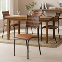 Ver imagem 1 de Conjunto Kit 4 Cadeiras Cozinha Jantar Almofadada Sisal