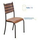 Ver imagem 7 de Conjunto Kit 4 Cadeiras Cozinha Jantar Almofadada Sisal