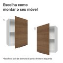 Ver imagem 4 de Armário Aéreo 50cm 1 Porta Branco/rustic Stella Madesa