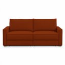 Ver imagem 7 de Sofá Sala de Estar Nilo Retratil Manual 180cm 2 Lugares Linho Terracota m1 - Monari Design