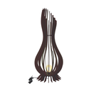 Ver imagem 1 de Abajur Grande de Chão ANA MARIA MDF Luminária -:Preto