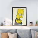 Ver imagem 1 de Quadro Decorativo Moldura Preta 30x40cm Bart
