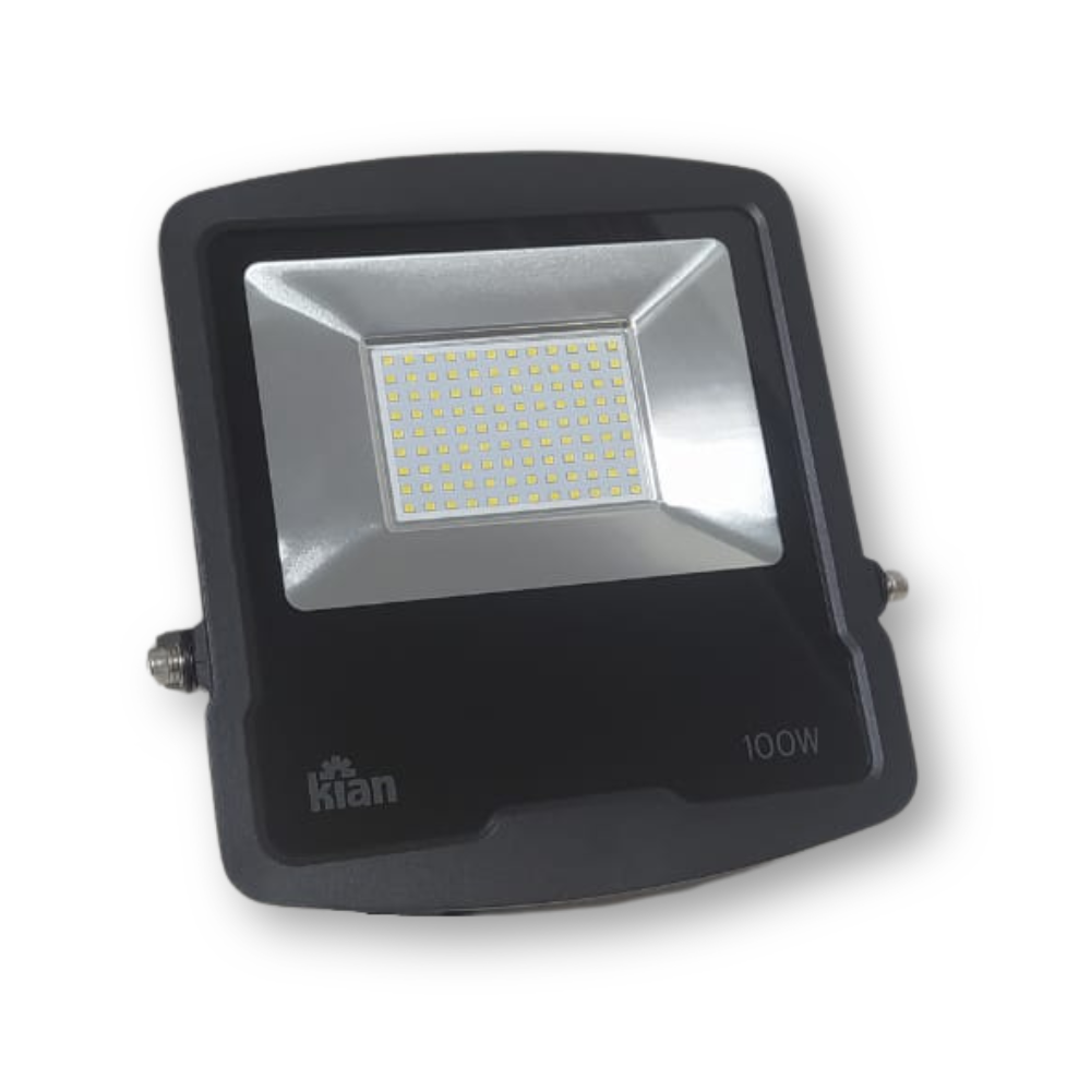 Refletor Projetor LED 100w Pro G3 Preto 6500k IP65 Kian