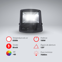 Ver imagem 5 de Refletor Projetor LED 100w Pro G3 Preto 6500k IP65 Kian
