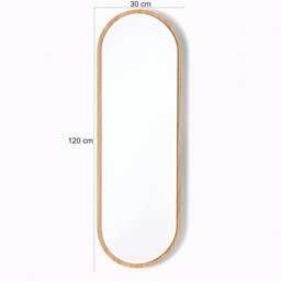 Espelho Shay 120 Cm X 30 Cm Tauari - 3