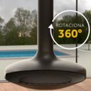 Ver imagem 2 de High-end Lareira Suspensa, Lenha, Ecológica, Giratória 360º, Minimalista, Giros Armadietto