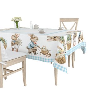 Toalha de Mesa 4 Lugares 1,20x1,50 Pascoa Encantada