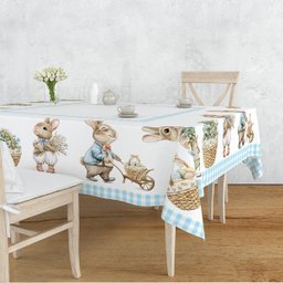 Toalha de Mesa 4 Lugares 1,20x1,50 Pascoa Encantada - 2