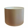 Cúpula Abajur Tecido Cilíndrica Cp-8021 Ø45x25cm Palha - 1