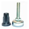 Sapata Niveladora Pé 1/4 20mm C/Bucha para Móveis Kit com 20 - 2