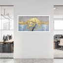 Ver imagem 3 de Quadro Decorativo Grande Para Sala Quarto Arvore Dourada:Branco