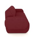 Ver imagem 5 de Sofá Decorativo Living Sala de Estar Bornéu 148cm Pés de Madeira Veludo Bordô G33 - Gran Belo