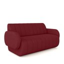 Ver imagem 1 de Sofá Decorativo Living Sala de Estar Bornéu 148cm Pés de Madeira Veludo Bordô G33 - Gran Belo