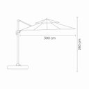 Ver imagem 2 de Ombrelone Articulável 3m Piscina Guarda Sol Belize Rivatti