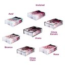 Ver imagem 3 de Colmeia Organizadora Gaveta Roupa Premium para Sutiãs Camisetas 40x30x10cm Cor: Cinza