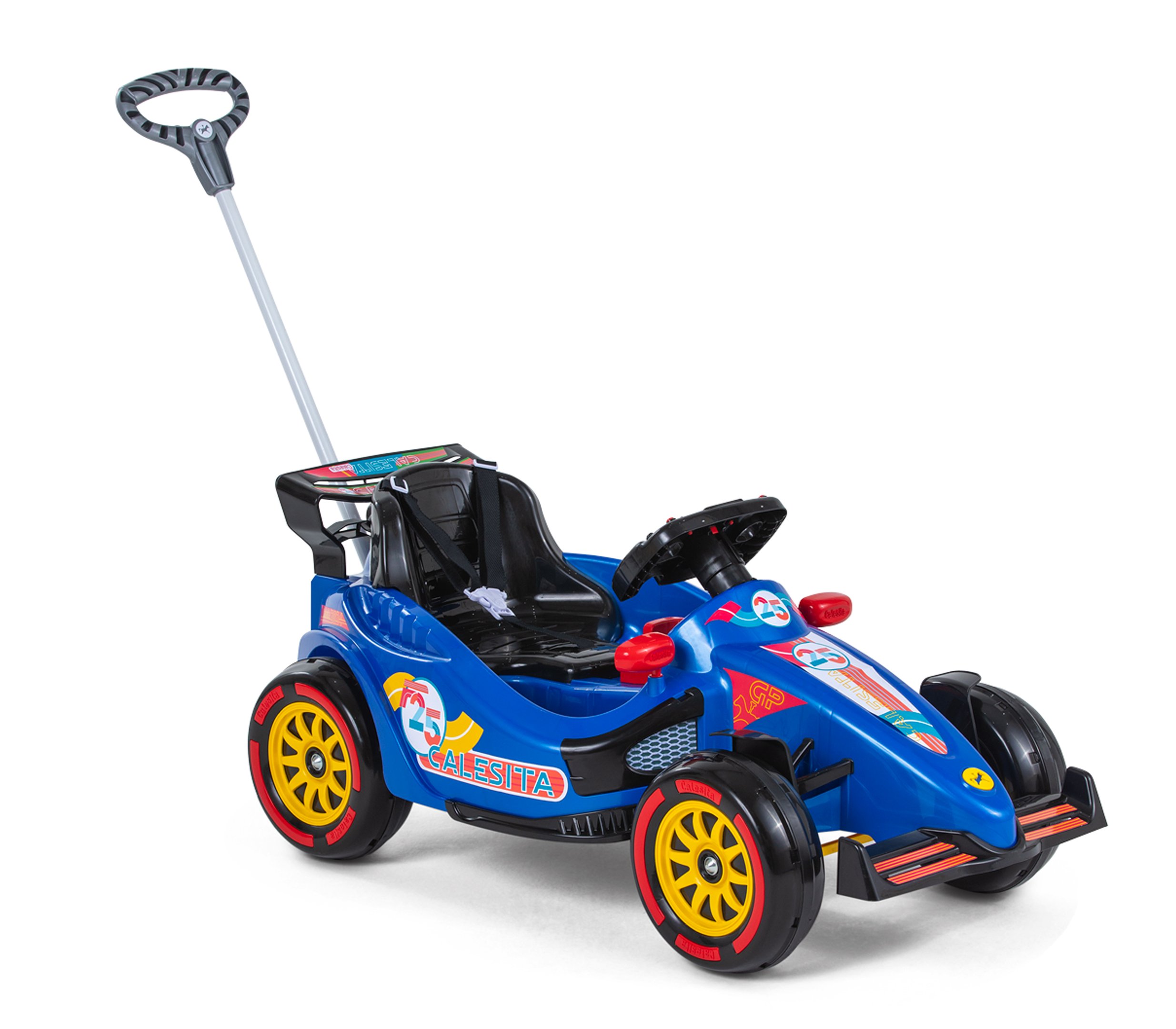 Carrinho de Passeio e Pedal Corrida Formula 1 F25 para Criança Brinquedo Infantil Andador Cor Azul - 3