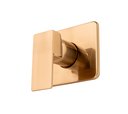 Ver imagem 3 de Acabamento para Registro Monocomando Base Padrão Deca 4493 Quadrado Alavanca Dourado Escovado Metal