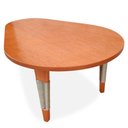 Ver imagem 6 de Mesa De Centro Oval Elon Ozki 98 Cm Madeira Eucalipto Cedro Corda Chata Prata