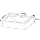 Ver imagem 4 de Conjunto de Banheiro Armário C/ Espelho Bn3608 e Balcão Suspenso Bn3605 C/ Cuba Pia Bn3600 60cm