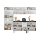 Ver imagem 5 de Cozinha Modulada em Aço 5 Peças 16 Portas 2 Gavetas Florença Itatiaia