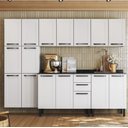 Ver imagem 2 de Cozinha Modulada em Aço 5 Peças 16 Portas 2 Gavetas Florença Itatiaia