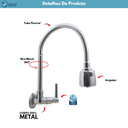 Ver imagem 7 de Torneira Gourmet para Pia Cozinha Parede Luxo