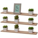 Ver imagem 1 de Kit 3 Prateleiras 60 X 25cm Carvalho com Mão Francesa