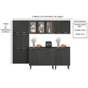 Ver imagem 4 de Cozinha Modulada em Aço 5 Peças 16 Portas (sendo 3 de Vidro) 2 Gavetas Florença Itatiaia