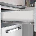 Ver imagem 6 de Cozinha Modulada Compacta em Aço 4 Peças 11 Portas 2 Gavetas Paneleiro para Forno Florença Itatiaia Branco/Neve