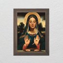 Ver imagem 3 de Quadro Decorativo Santa Luzia Jesus - Católico Evangélico Religioso