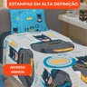 Jogo de Cama Infantil Lepper Batman Solteiro 2 Peças Microfibra Cinza - 5