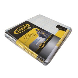 Jogo de Cama Infantil Lepper Batman Solteiro 2 Peças Microfibra Cinza - 4