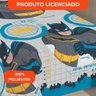 Jogo de Cama Infantil Lepper Batman Solteiro 2 Peças Microfibra Cinza - 7