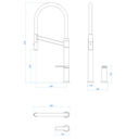 Ver imagem 2 de Misturador Monocomando de Mesa para Cozinha Deca Colore Red Gold e Terracota 2289.gl.rd.tc