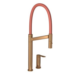 Misturador Monocomando de Mesa para Cozinha Deca Colore Red Gold e Terracota 2289.gl.rd.tc