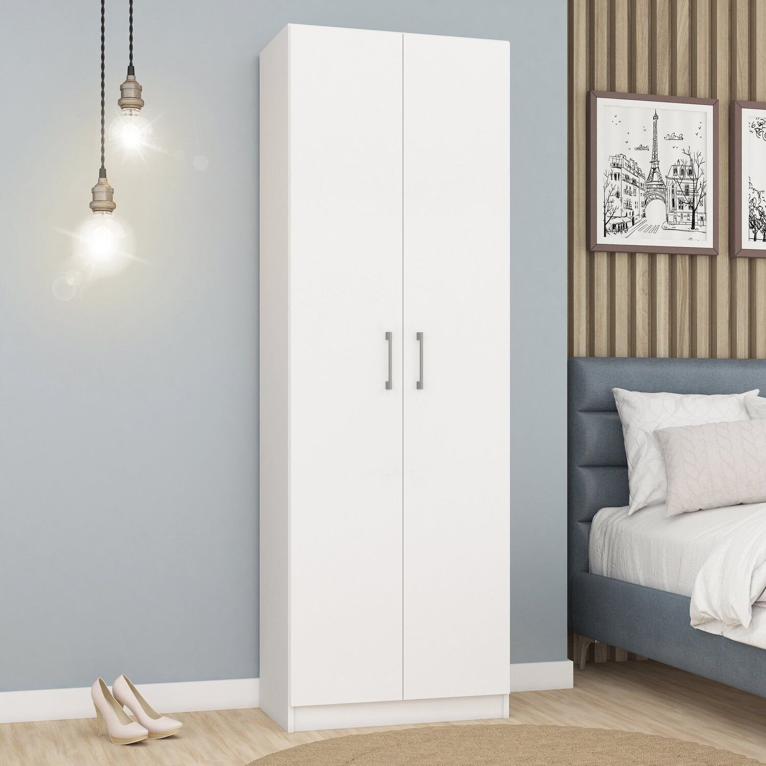 Armário Multiuso Cali 2 Portas 182cm X 57cm X 35cm | MadeiraMadeira