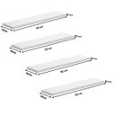Ver imagem 2 de Kit 4 Prateleiras Reta 20/30/40/50 Nicho Mdf Suporte Decoração - Branco